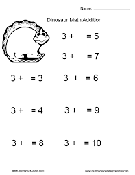 first grade math sheets adding the number 3
