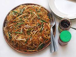 Fried Chow Mein Noodles gambar png