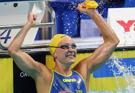 Sarah sjoestroem of sweden smiles after the women's 100m butterfly guest final during day one of the british gas swimming championships at the london. Sarah Sjostrom Wins Tighter Than Expected 100 Free Final In Glasgow