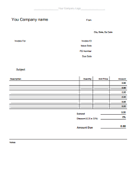Blank Invoice Template Download Create Edit Fill And Print