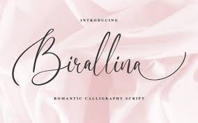 Here, you'll find the best cool free mac fonts, android fonts for your cell phone or tablet, or windows fonts. Birallina Calligraphy Font Dafont Free