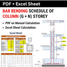 bbs of column pdf excel sheet civil