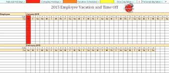 Budget for vacation expenses ahead of time so you'll know exactly how much you can spend in key categories using this family vacation budget template. Employee Leave Tracker Excel Template Tion Planner Free Staff Holiday Vacation