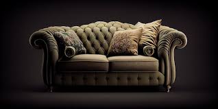 Elegant Vintage Empty Sofa Decorative
