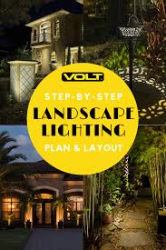 landscape lighting installation plan