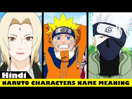 naruto characters name meaning