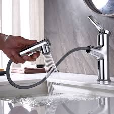 Laz Home Bathroom Sink Faucet With Pull