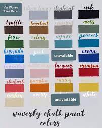 Chalk Paint Colors