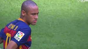 neymar new hairstyle fc barcelona vs