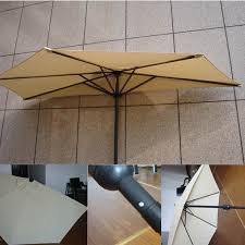 49 Half Canopy Patio Umbrella Off The