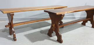 fruitwood table benches in antique benches
