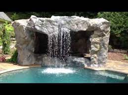 Cheap and simple inground swimming pool. Diy Spa Pools Grotto Youtube