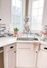 10 clever corner kitchen sink ideas to