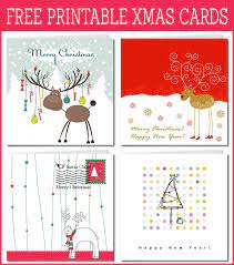 Deer party from got free cards 20 Gorgeous Free Printable Xmas Cards