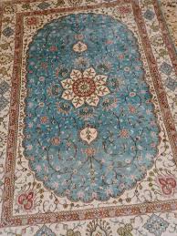 silk handmade turkish carpet furniture