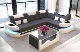 Dynamic L Shaped Sectional Fabric Sofa