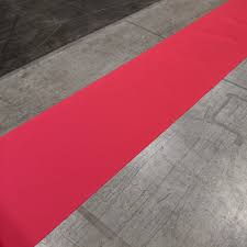 armour neoprene floor runner red