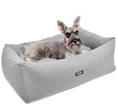 Martha stewart dog bed covers. Martha Stewart 37 X 29 Tweed Bolster Pet Bed Qvc Com