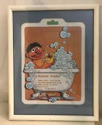 Framed Print Rubber Ducky Ernie