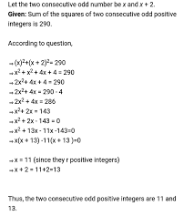 find two consecutive positive odd