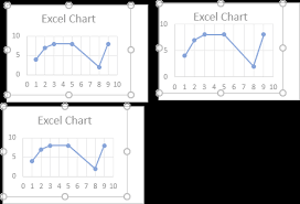 four ways to resize a chart