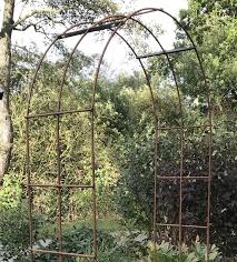 Rust Garden Arch Metal Arbour Large