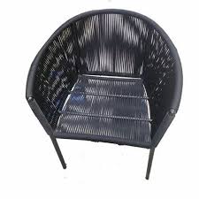 Aluminium And Rope Outdoor Chair