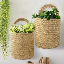 Seagrass Hanging Flower Baskets