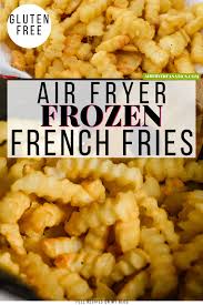 air fryer french fries frozen fries