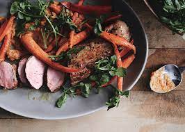 roast pork tenderloin with carrot