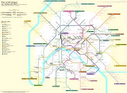 paris metro map france