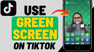 how to use green screen on tiktok 2024
