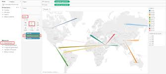 Tableau Directional Vector Map Absentdata