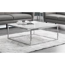 Scala White Marble Top Coffee Table