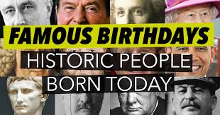 If you were born on august 18, you have the power to acquire knowledge and the obligation to share it and spread it. Famous People Born Today Birthdays This Day In History