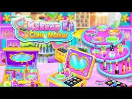 makeup kit cake maker glitter apps on