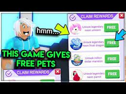 To get free pets in adopt me, you can either obtain them via events, star rewards or gaining bucks and purchasing eggs. Join This Game For Free Legendary Neon Pets Exposing Secrets Adopt Me Roblox Youtube Roblox Pet Hacks Roblox Roblox