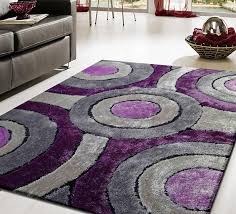 contemporary rug 110 purple