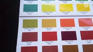 aspa paint colours for gl coating