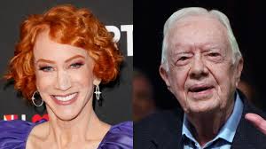 President carter won the election over gerald ford in 1976. Kathy Griffin Calls Former President Jimmy Carter My Boyfriend After Moving Dnc Speech Entertainment Tonight