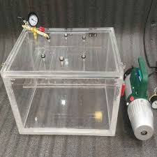 clear acrylic cube vacuum chamber