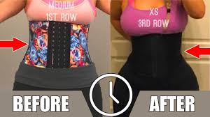 How to put on a waist trainer corset. How Long Until You See Results Waist Training Youtube