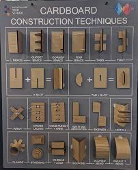 cardboard construction techniques