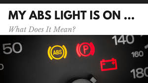 my abs light is on what does it mean