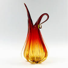 Mid Century Murano Art Glass Vase By