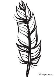 Turkey feather clip art 120739. Bird Feather Coloring Pages Kids Pic Com