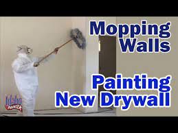 Mopping Walls Before Priming Painting