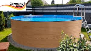 Genießen sie ihre zeit mit diesen whirlpool malibu k2o. 4 00 X 1 20 Holzpool Dekor Holz Design Pool Holz Optik Shop Swimmingpool De
