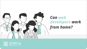 can web developers work from home zippia