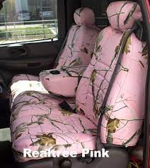 Realtree Pink Camo Seat Covers Camo
